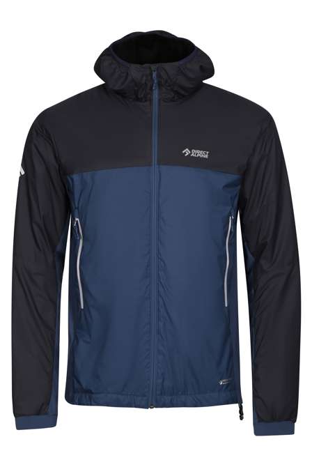 Fotogalerie Pánská větruodolná zateplená bunda ALPHA JACKET navy/anthracite